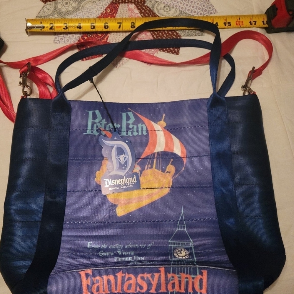 Harveys Disney Diamond Anniversary Peter Pan Poster Tote